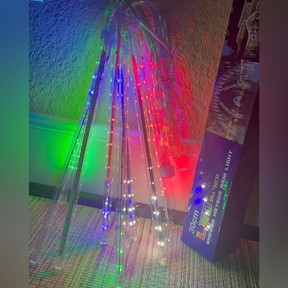 Meteor Rain 8 Tube Lights Colors